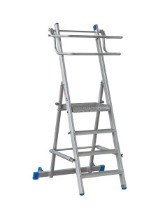 Drabina magazyn TP 1400 6 stopni + podest 2