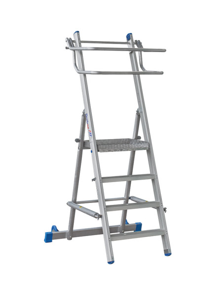 Drabina magazyn TP 1400 3 stopnie + podest