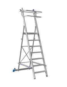 Drabina magazyn TP 1400 6 stopni + podest