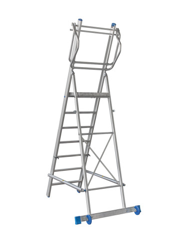 Drabina magazyn TP 1400 od tyłu 6 stopni + podest