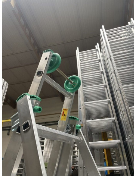 Rolki jezdne ostatniego segmentu drabiny Drabex TP 4200