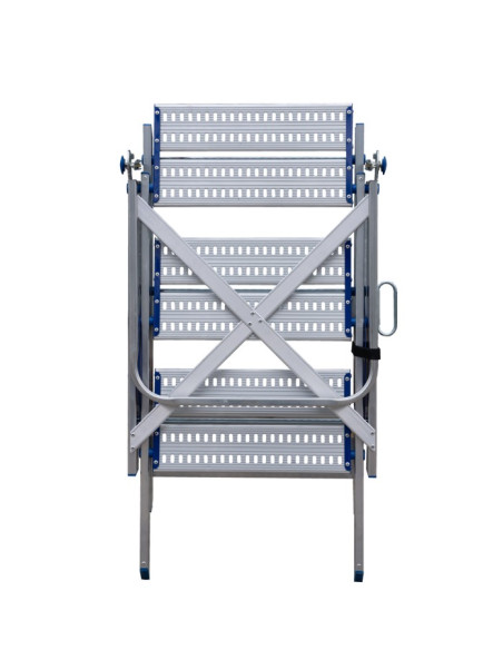 Złożone schodki Drabex TP 8100P od przodu