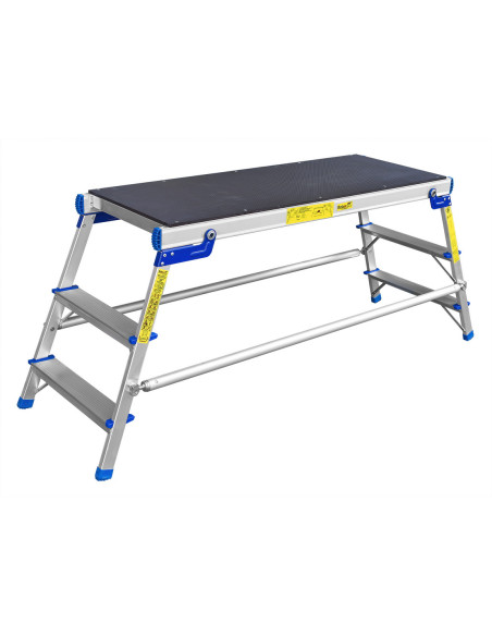 Stół warsztatowy aluminiowy Drabex 450 z 2 stopniami