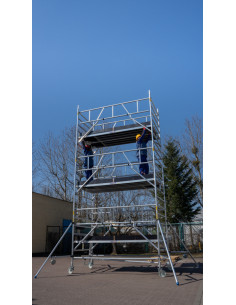 Montaż 3 podestu rusztowania Drabex RA 1120 SR-R
