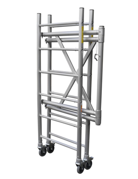 Złożone rusztowanie Drabex RS 600 gotowe do transportu