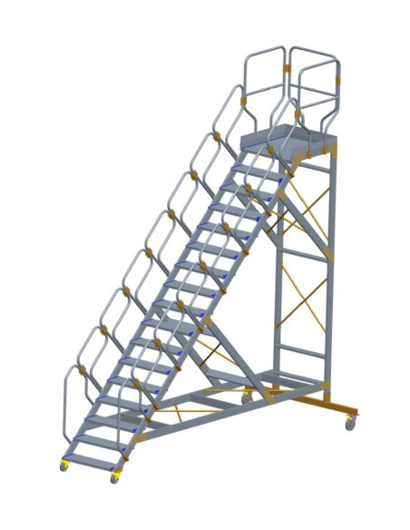 Schody robocze na kółkach