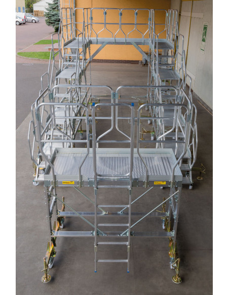 Zamknięty podest na czołgi