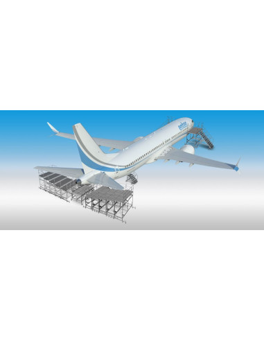 Podesty serwisowe idealne do samolotów pasażerskich