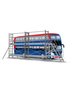Podest do odśnieżania autobusu