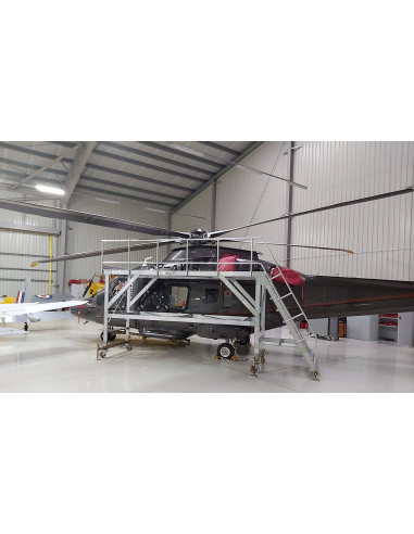 Podest serwisowy do helikoptera