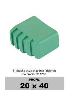 Stopka do drabin 20x40