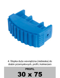 Stopka do drabin przemysłowych 30x75