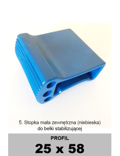 Stopka do belki stabilizującej 25x58