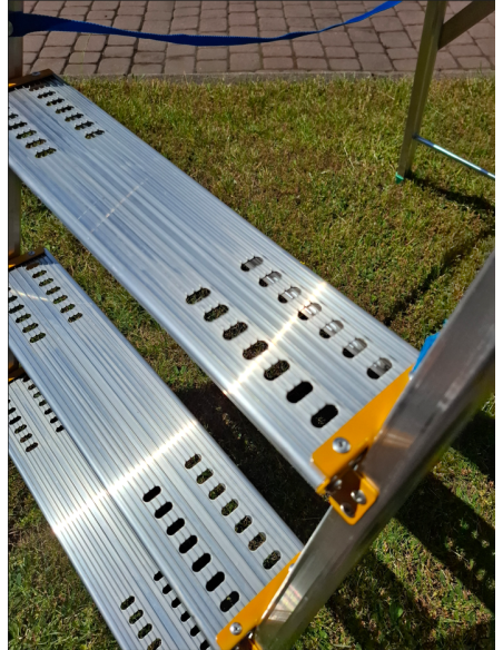 Drabina magazynowa TP 1600 aluminiowa